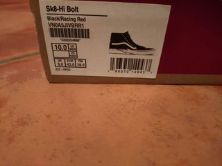 Zapatillas Vans SK8-Hi Negras Talla 43