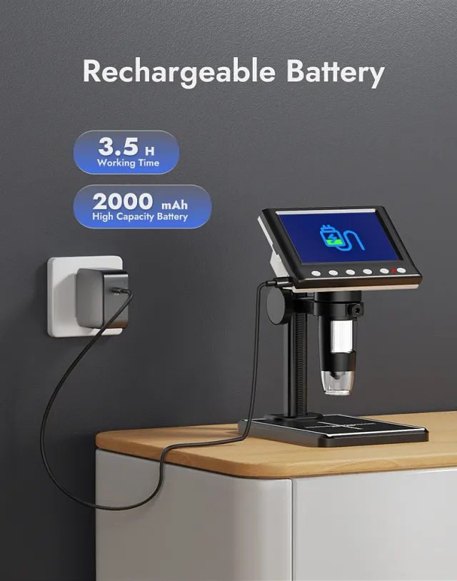 Microscopio Digital con Pantalla