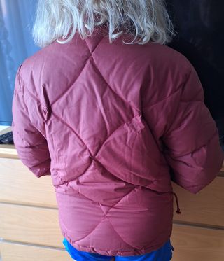 Cazadora acolchada rosa/roja