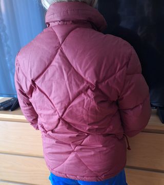 Cazadora acolchada rosa/roja