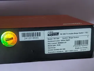 Teclado Royal Kludge RK S85 + keycaps recambio