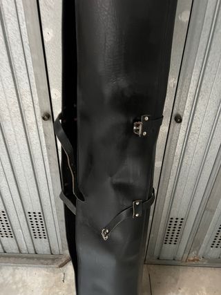 Custodia porta sci in pelle