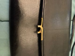 Borsa vintage vera pelle lucertola anni '60