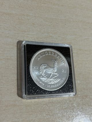 Sudáfrica 1 oz Plata Krugerrand 2021