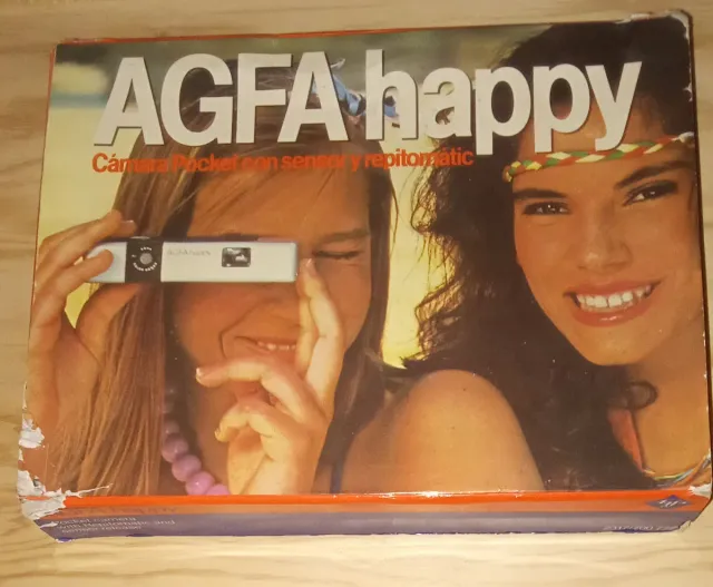 Cámara Agfa Happy Vintage con su caja original
