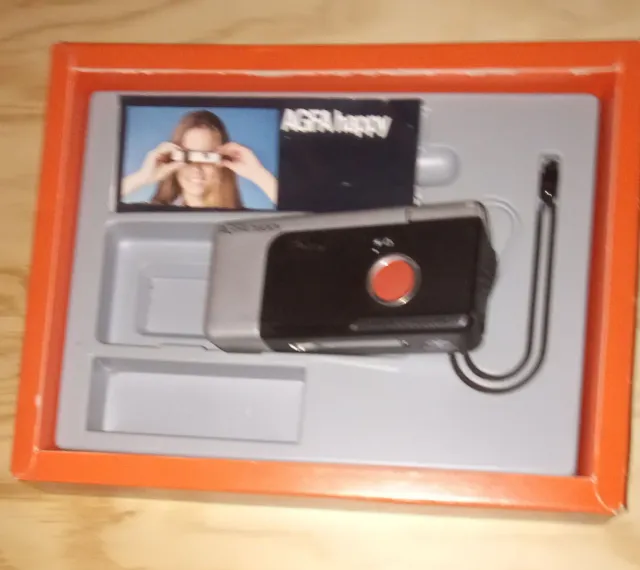 Cámara Agfa Happy Vintage con su caja original