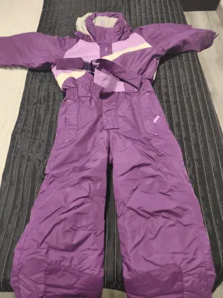 Traje de esquí para nieve morado talla 8 a6