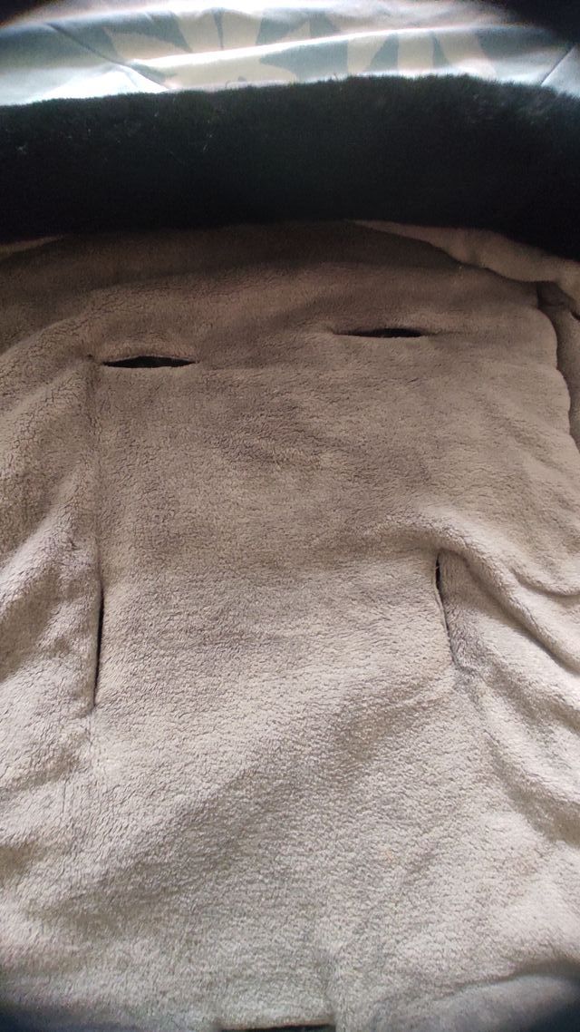 Saco silla paseo negro y beige