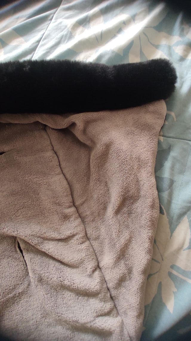 Saco silla paseo negro y beige