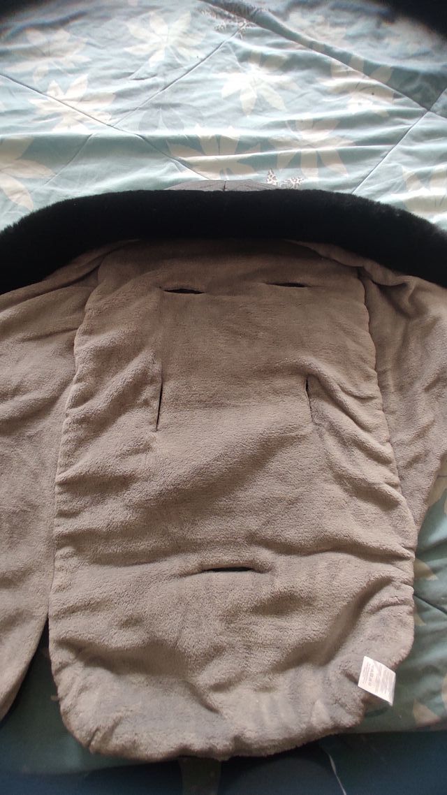 Saco silla paseo negro y beige