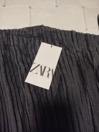 Blusa Zara Negra Talla Grande XXXL