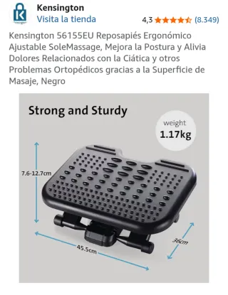 Reposapiés Kensington SoleMassage Ajustable