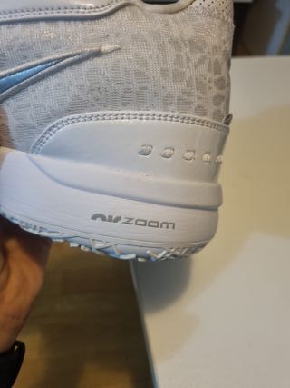 Zapatillas Baloncesto Nike Lebron Plata/Blanco
