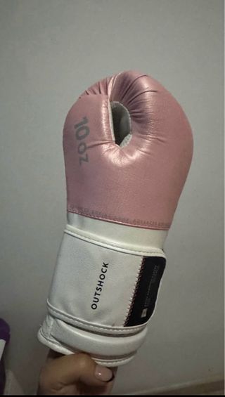 Guantes de boxeo 10 oz Outshock rosa