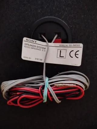 Minicadena Sony RXD5 CD Changer + Altavoces