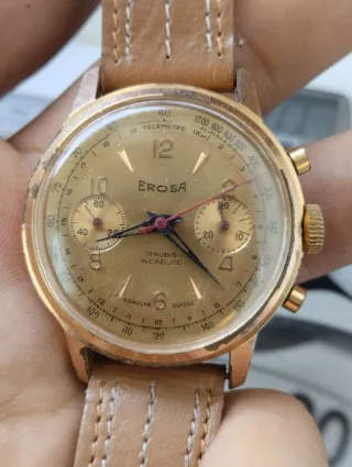 Reloj Erosa Mecánico Dorado