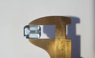 3 Piedras Aguamarina 16x12 para joyas