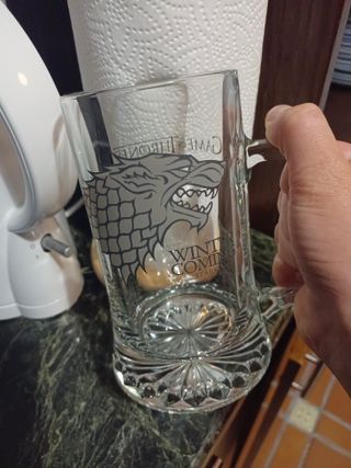 Jarra Cerveza Stark Juego de Tronos