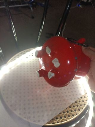 Vaso rosso antico decorato