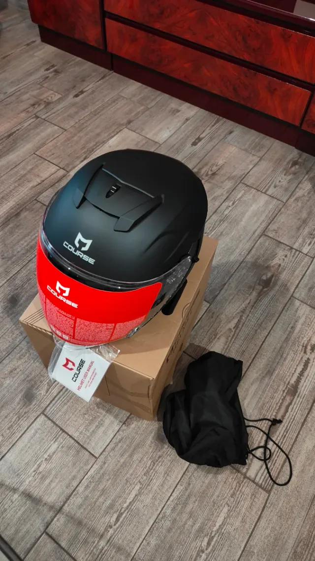 Casco Moto Negro Mate Talla S Nuevo