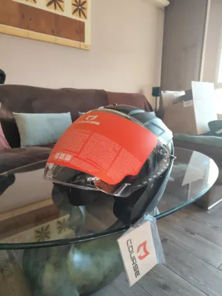 Casco Moto Negro Mate Talla S Nuevo