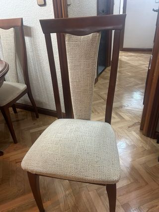 Mesa comedor extensible + 6 sillas