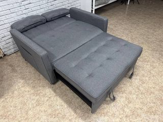 Sofá Cama Gris. Máxima Comodidad 135