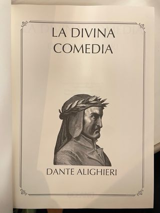 La Divina Comedia-Dante. Edición bilingüe numerada