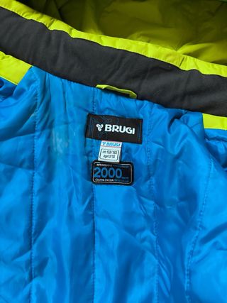 Giacca Brugi Sci/Snowboard Gialla e Blu