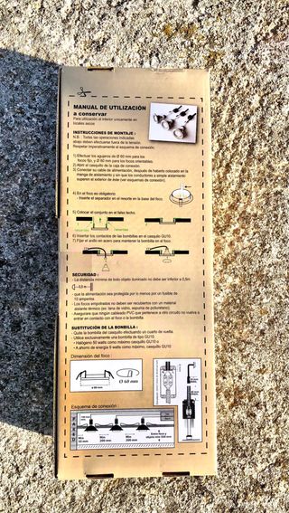 Confezione da 3 lampadine da incasso GU10