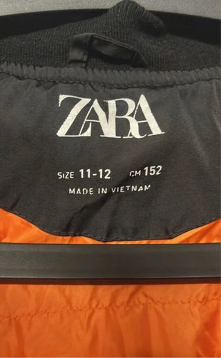 Bomber Zara Bambino Nero