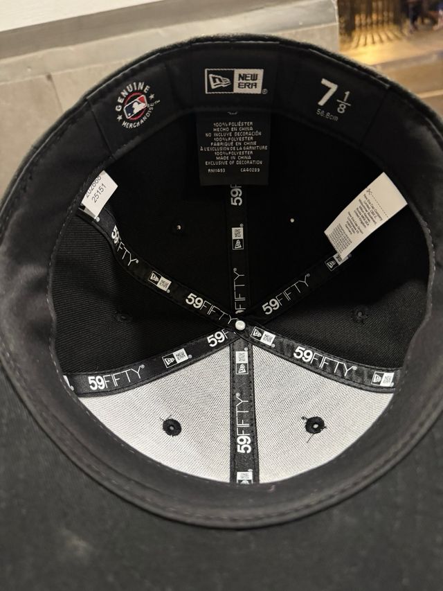 Gorra New Era 59FIFTY 7 1/8 Negra