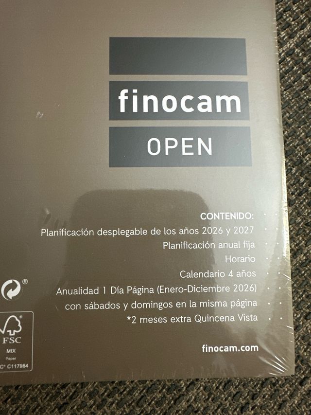 Recambio Agenda Finocam 2026 1 Día Página