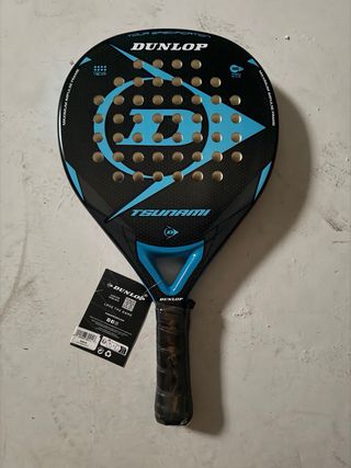 Pala de pádel Dunlop Tsunami Negra/Azul