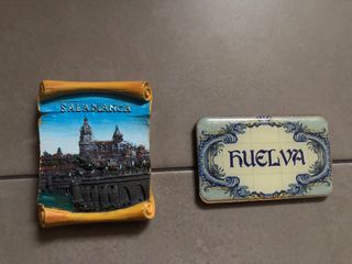 Lote 3 Imanes: Benidorm, Salamanca, Huelva