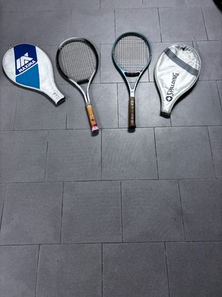 2 racchette vintage con custodie