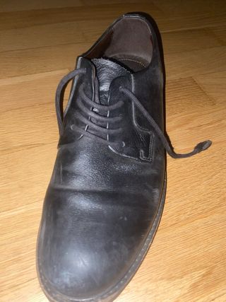 Zapatos Oxford Massimo Dutti Negros