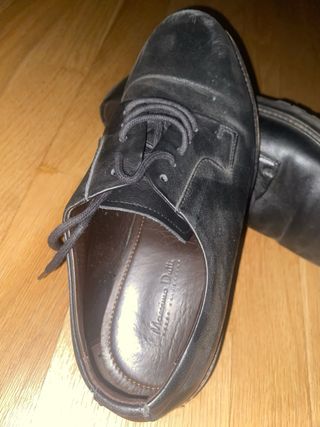Zapatos Oxford Massimo Dutti Negros