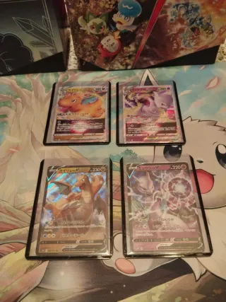 Lote 4 Cartas Pokémon TCG Dragonite Mewtwo