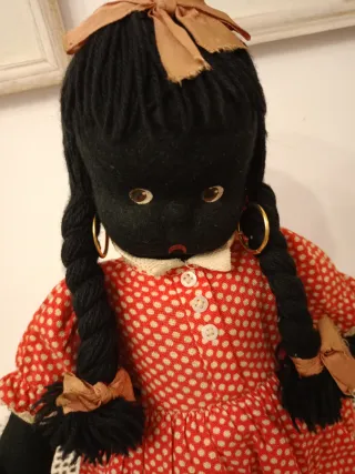 Muñeca antigua Lenci o tipo años 30.