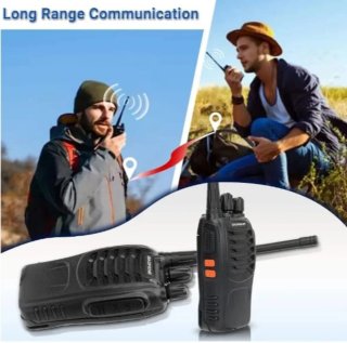 2 RADIOS WALKIE TALKIE NEGRA