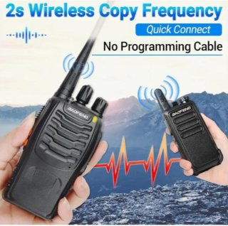 2 RADIOS WALKIE TALKIE NEGRA
