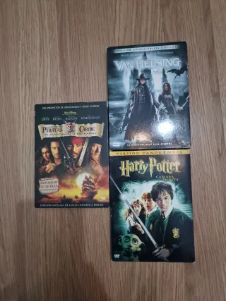 Pack 3 Películas DVD: Van Helsing, Piratas del Car