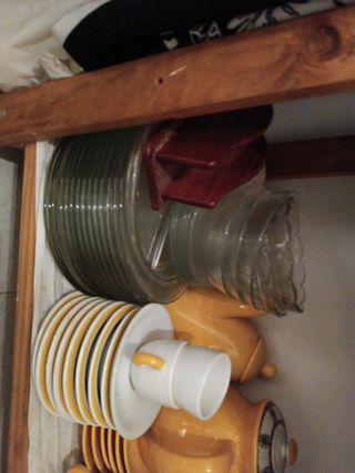 Lote de cocina: vajilla, tazas y más