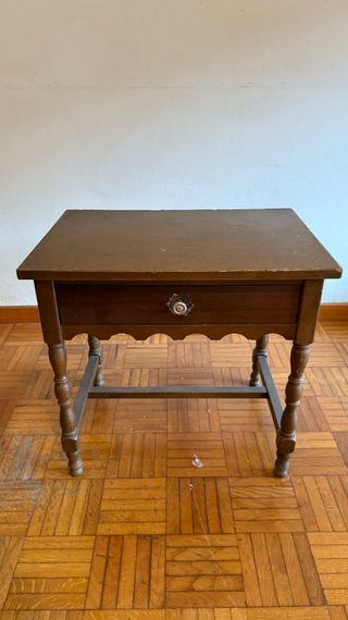 MESITA baja vintage de madera (mesa auxiliar)