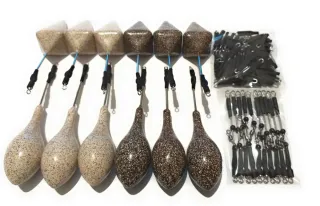 ♦️ 12 plomos pesca surfcasting, grapas, urfes. 