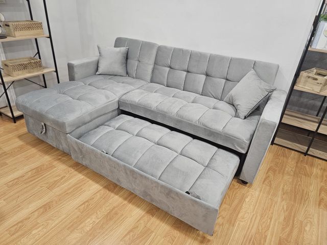 SOFA CAMA CHAISE LONGUE CON ARCON
