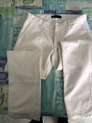 Pantaloni Zegna bianchi tg L