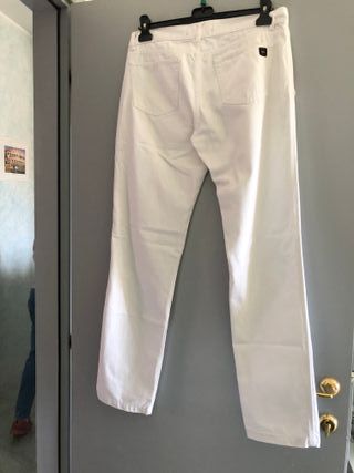 Pantaloni Zegna bianchi tg L