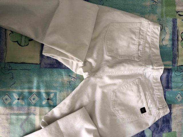 Pantaloni Zegna bianchi tg L